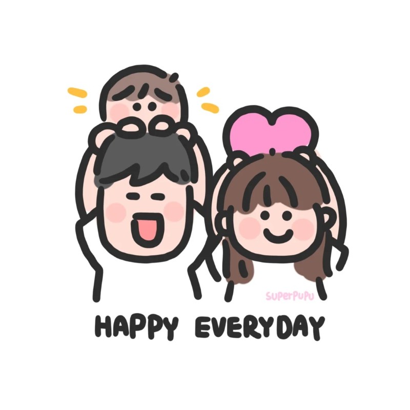 ảnh gia đình chibi 18