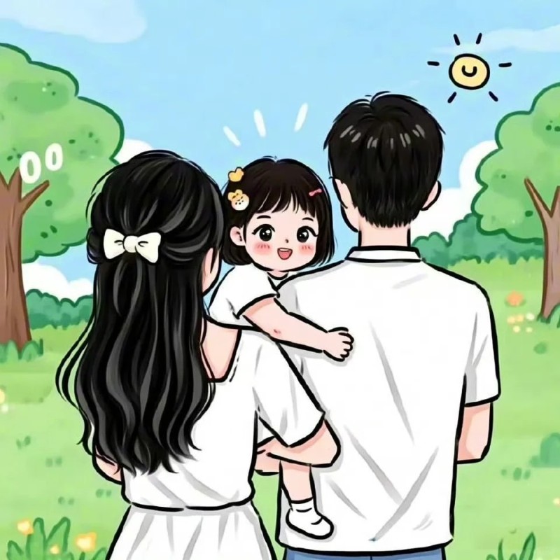 ảnh gia đình chibi 25