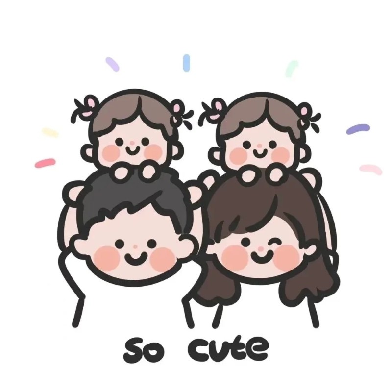 ảnh gia đình chibi 30