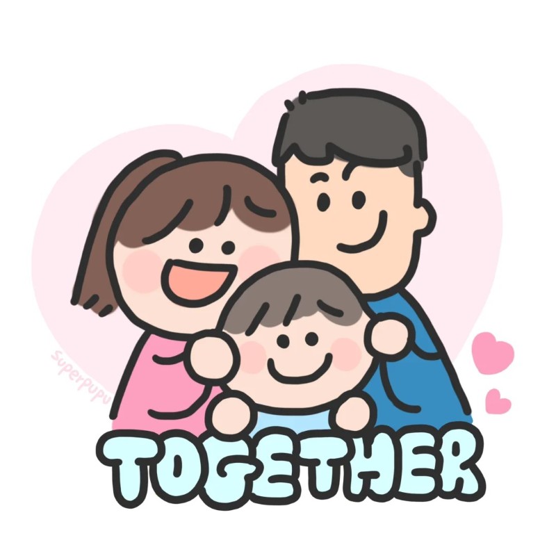 ảnh gia đình chibi 34