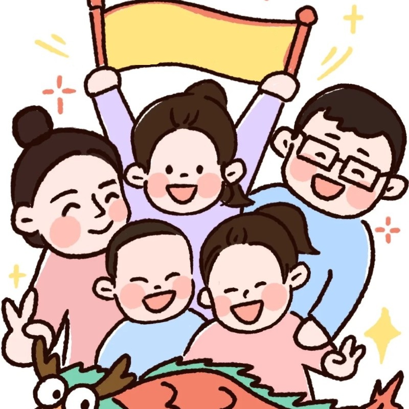 ảnh gia đình chibi 39