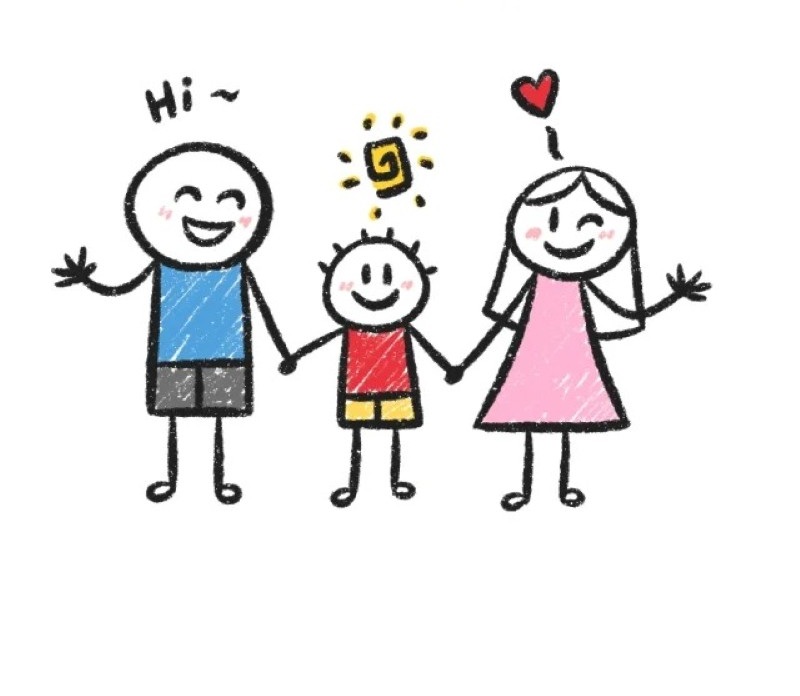 ảnh gia đình chibi 41