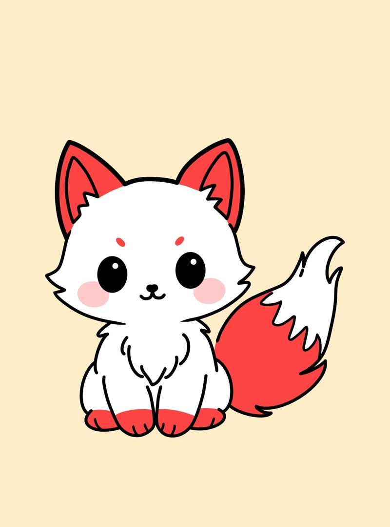 ảnh hồ ly chibi