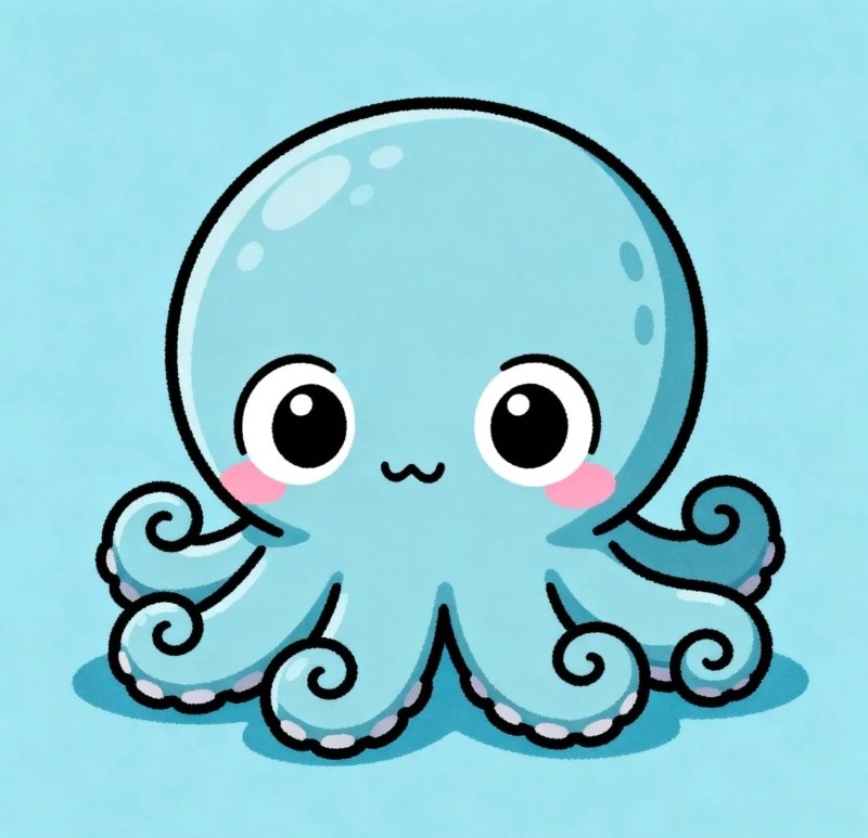bạch tuộc chibi 12