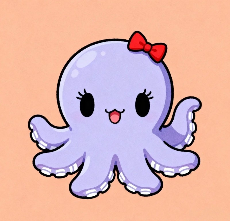 bạch tuộc chibi 13