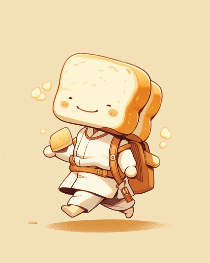 bánh mì chibi 1