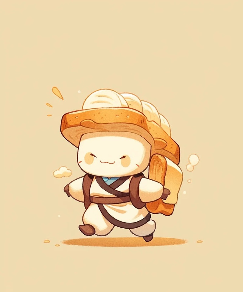 bánh mì chibi 2