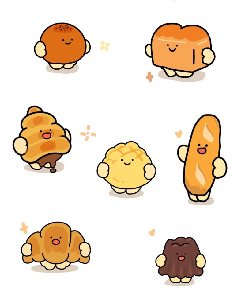 bánh mì chibi 7