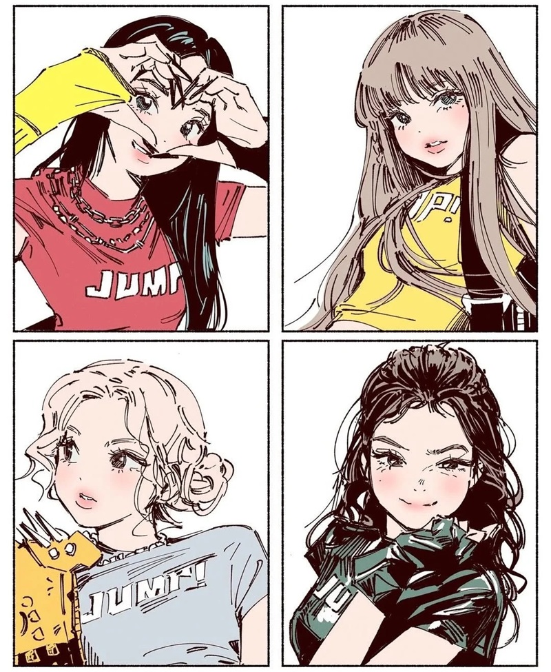 blackpink cute chibi