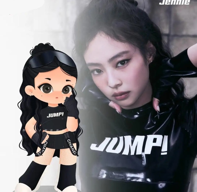 blackpink jennie chibi