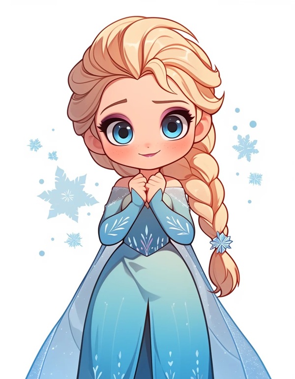 búp bê chibi elsa