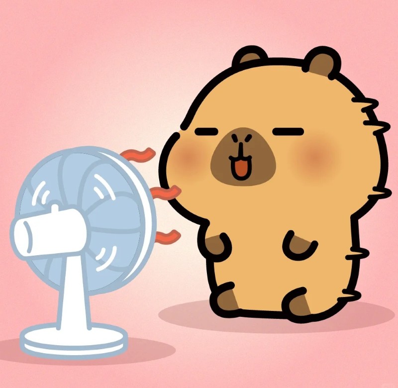 capybara chibi cute