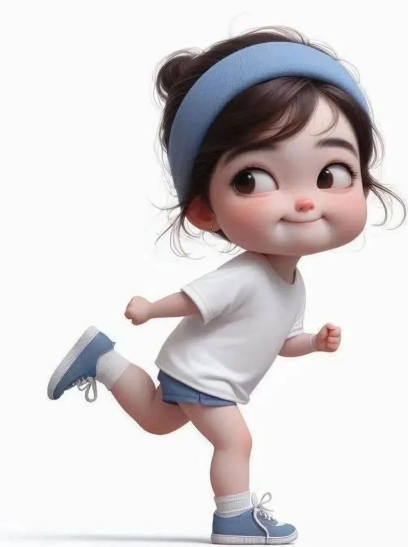 chibi cô gái tóc ngắn​