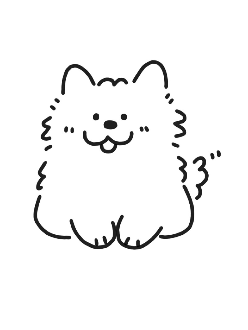 chibi con chó​