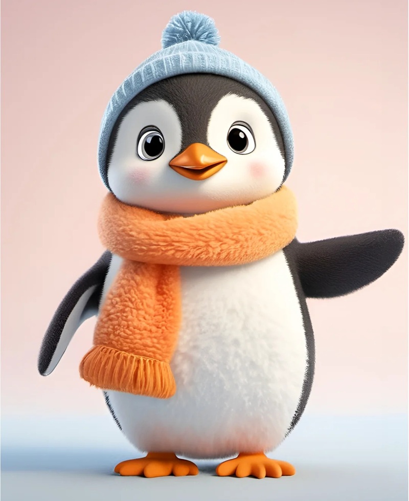 chim cánh cụt chibi 23