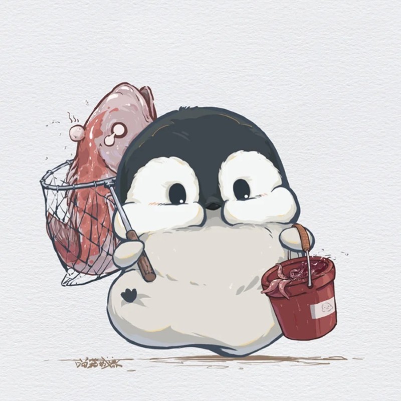 chim cánh cụt chibi 26