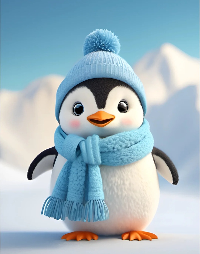 chim cánh cụt chibi 33