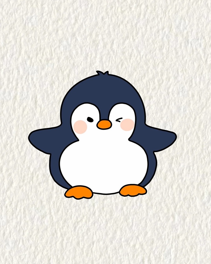 chim cánh cụt chibi 34