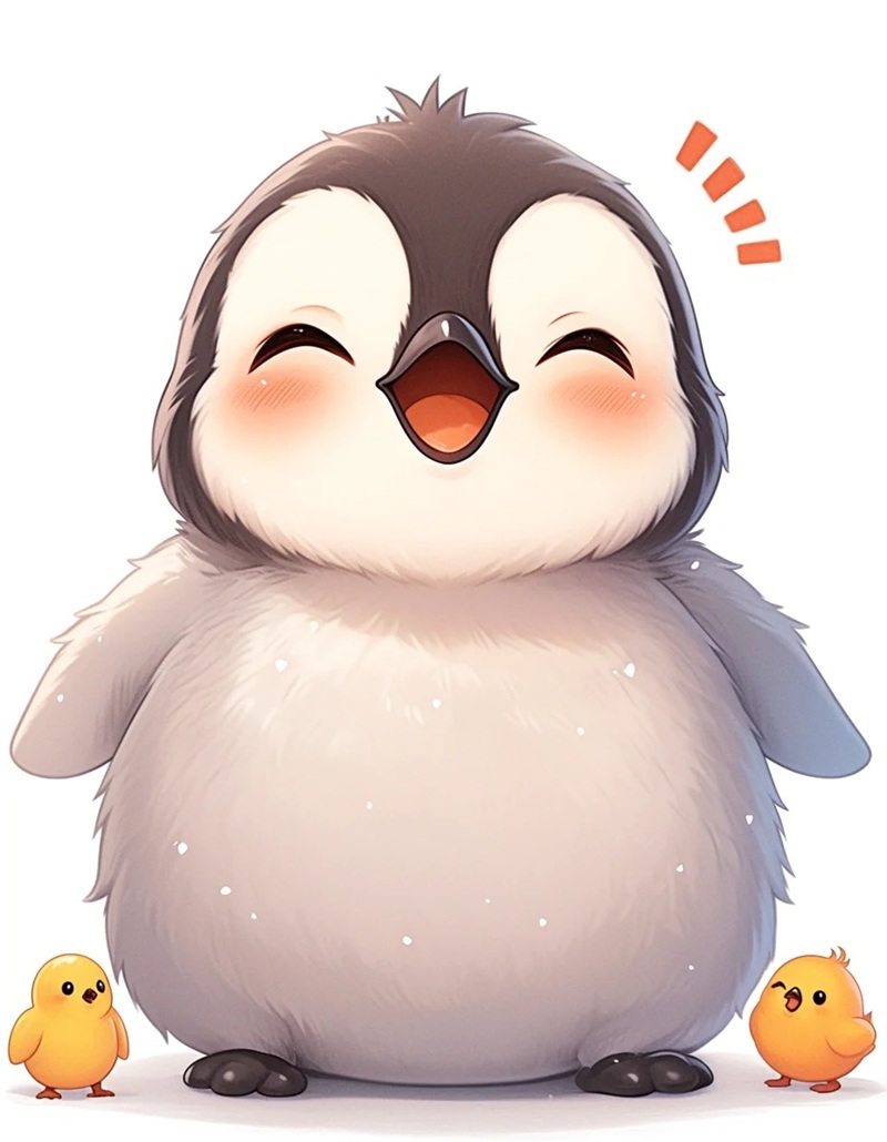 chim cánh cụt chibi 8