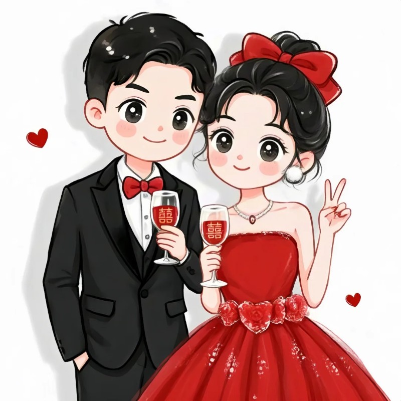 cô dâu chú rể chibi 11