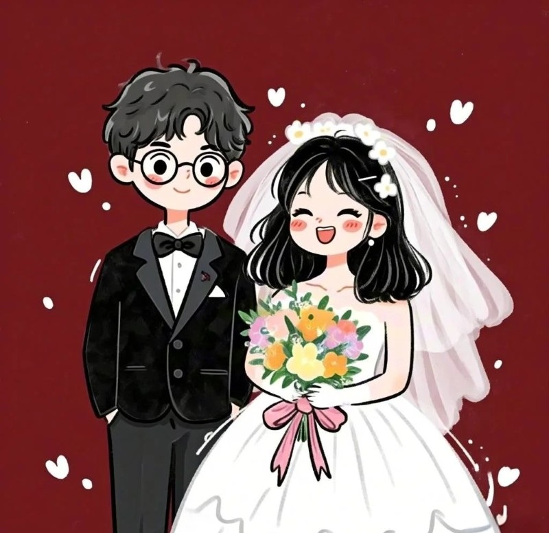 cô dâu chú rể chibi 12
