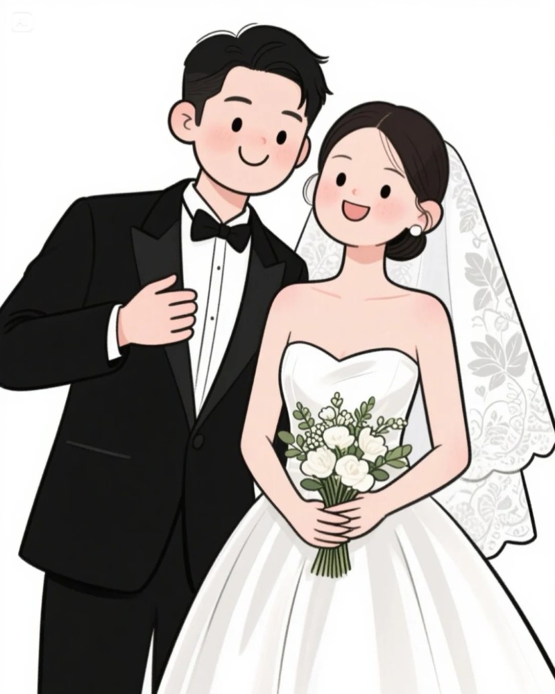 cô dâu chú rể chibi 6