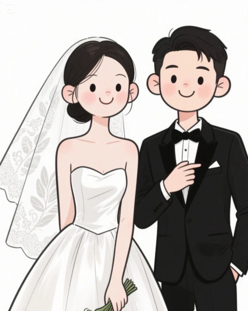 cô dâu chú rể chibi 8