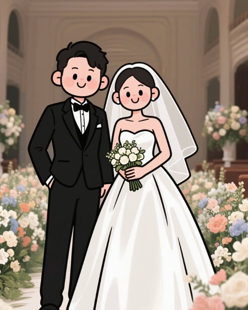 cô dâu chú rể chibi 9