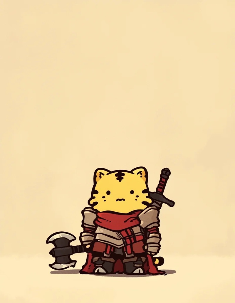 con hổ chibi