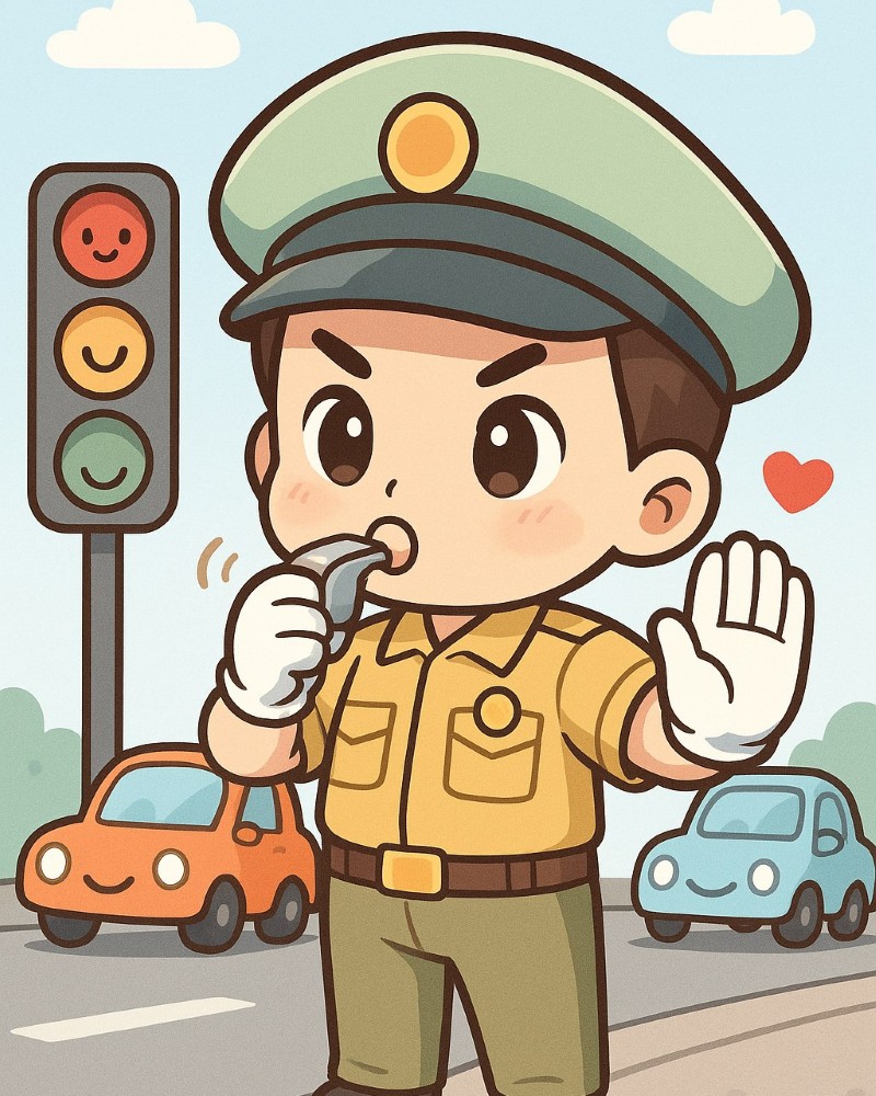 công an chibi 2