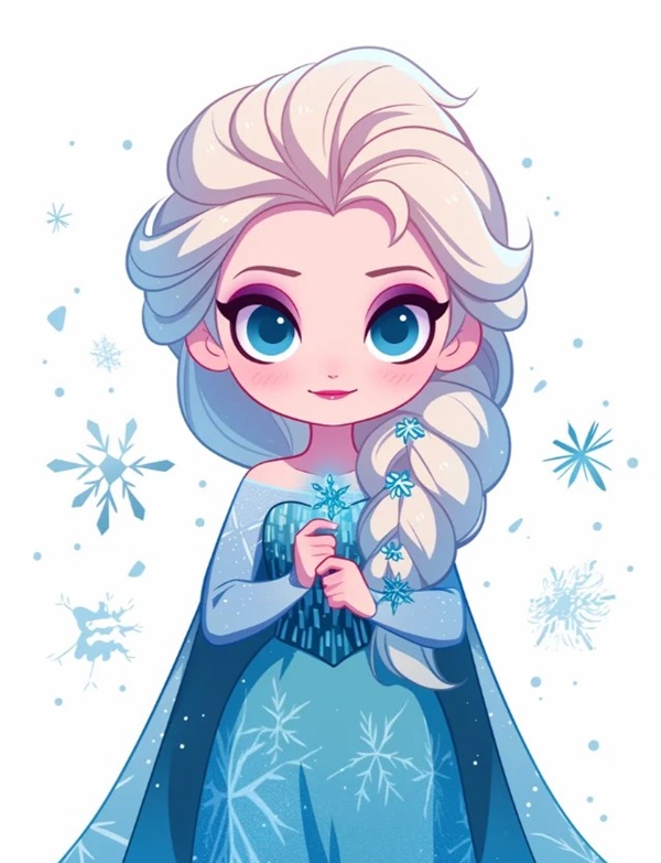 công chúa elsa chibi