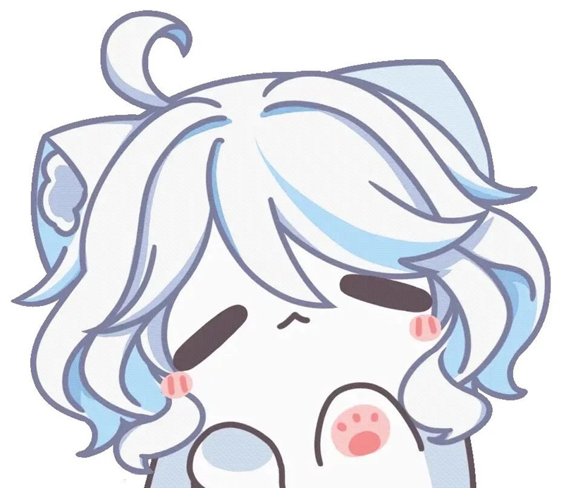 cute mèo chibi dễ thương​