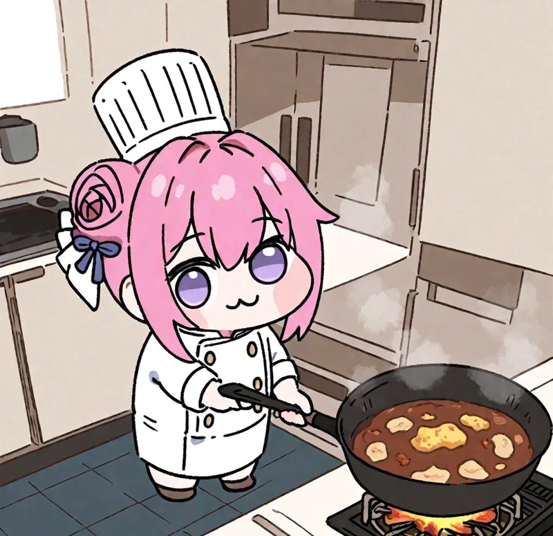 đầu bếp chibi 14