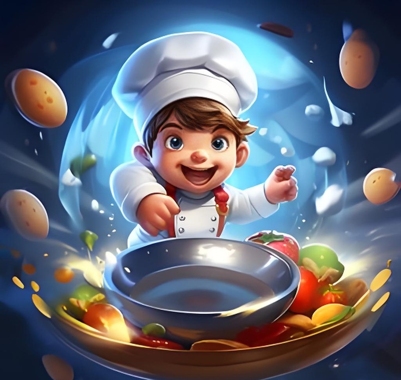 đầu bếp chibi 3