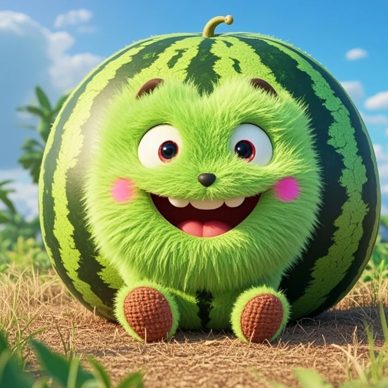 dưa hấu chibi 17