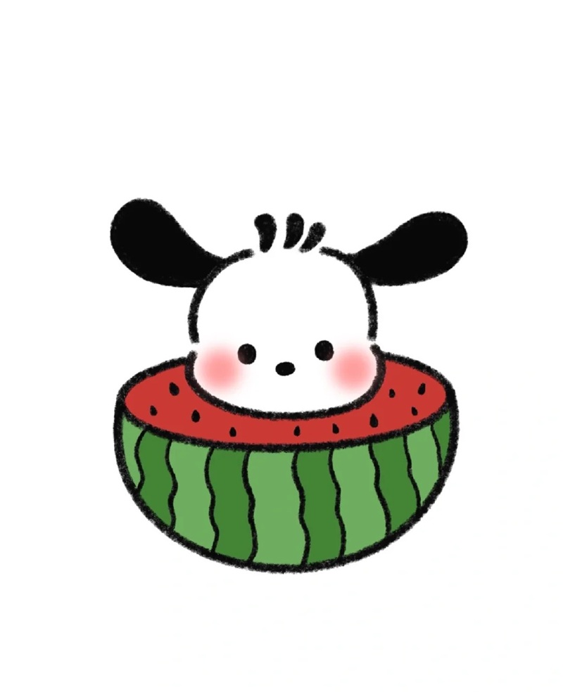 dưa hấu chibi 19