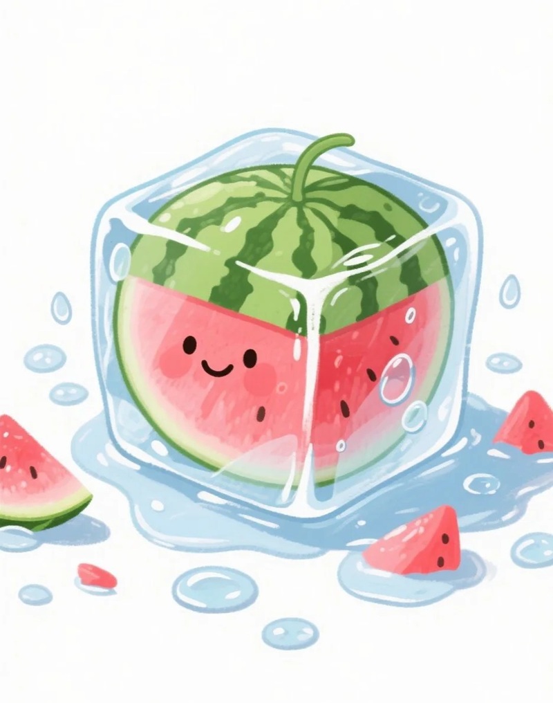 dưa hấu chibi 30