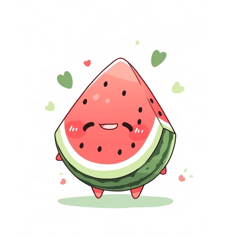 dưa hấu chibi 33