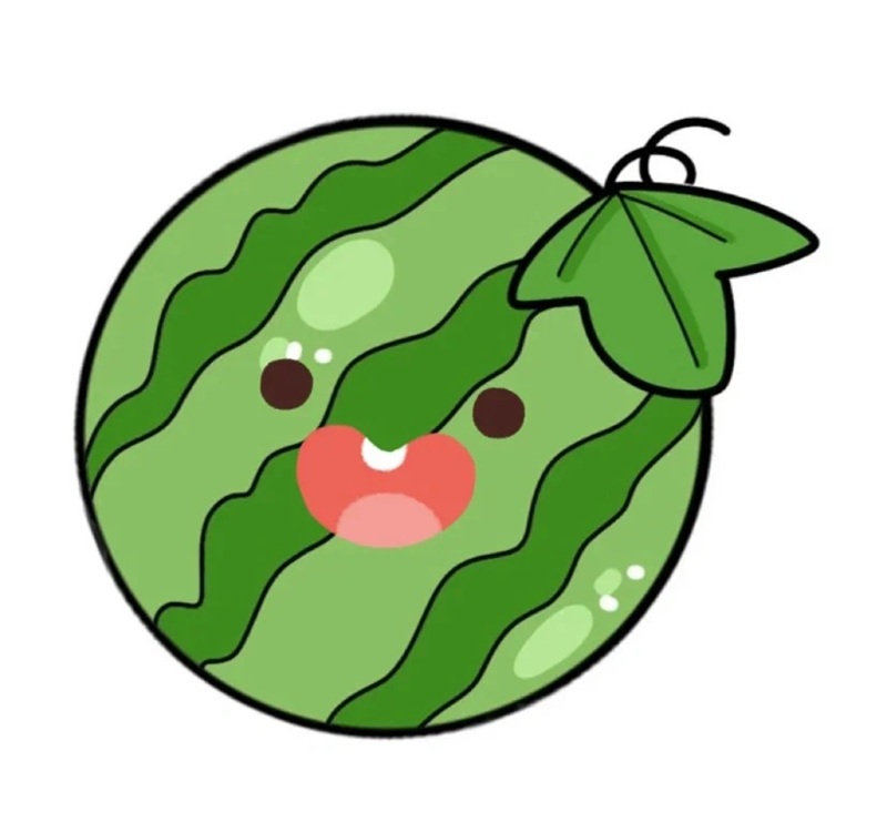 dưa hấu chibi 7