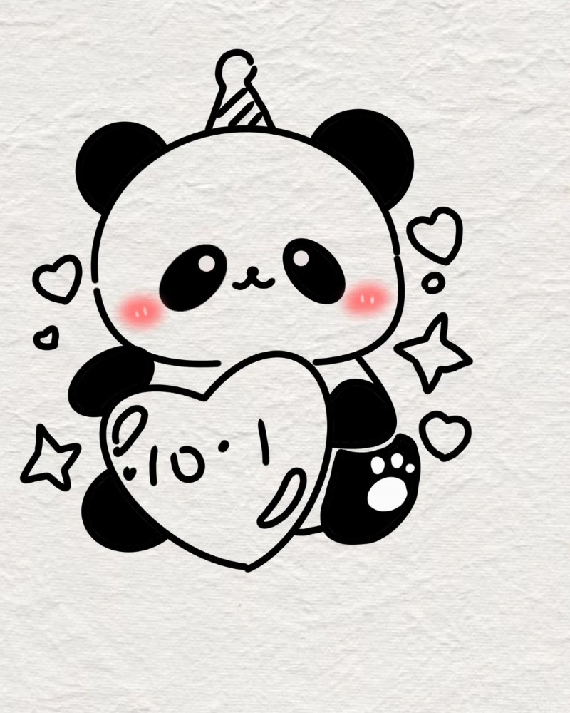 gấu trúc chibi 18