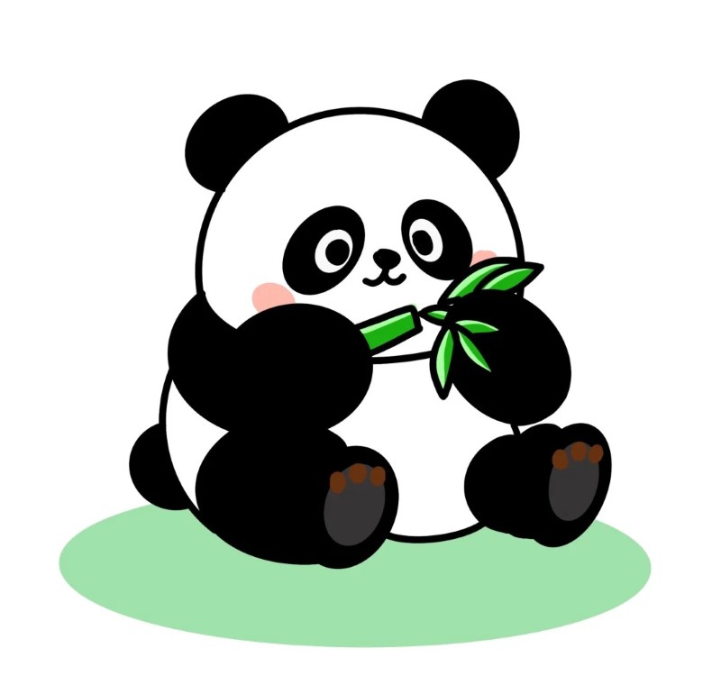 gấu trúc chibi 19