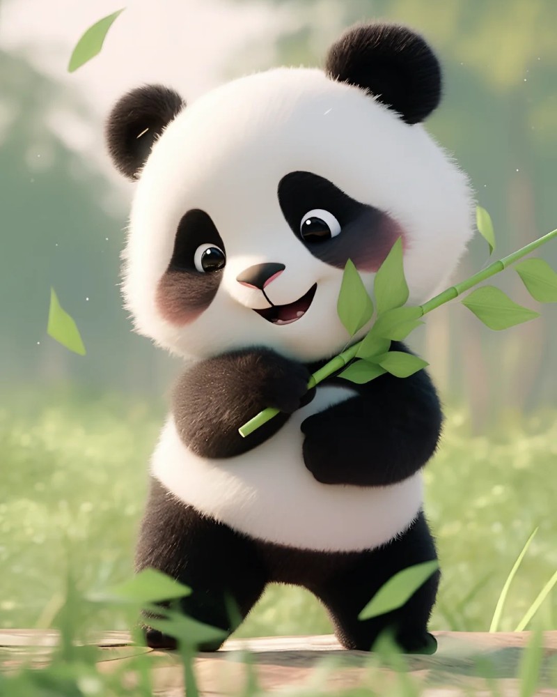 gấu trúc chibi 25