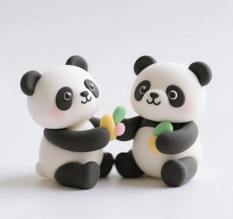 gấu trúc chibi cute