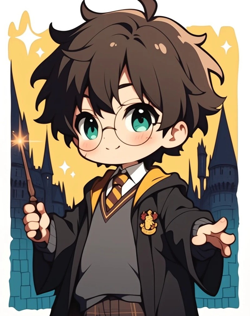 harry potter chibi 8