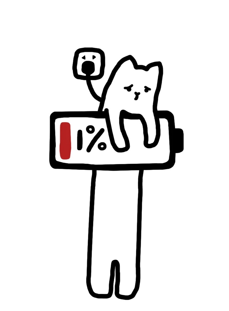 hết pin chibi 20