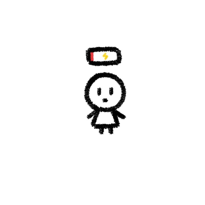 hết pin chibi 28