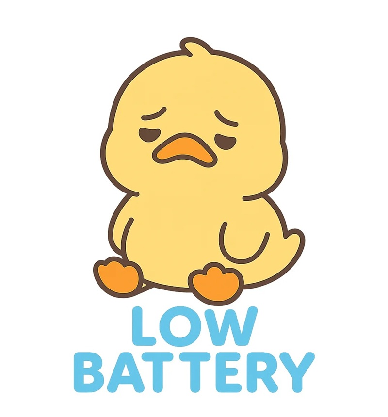 hết pin chibi 33
