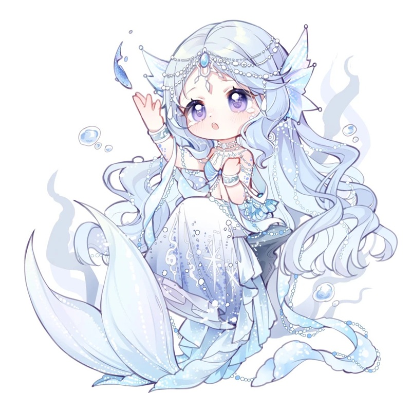hình ảnh cô gái chibi dễ thương​