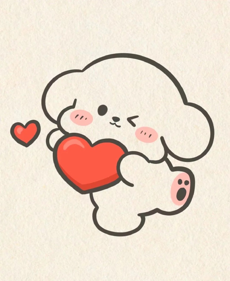 hình ảnh con chó chibi​