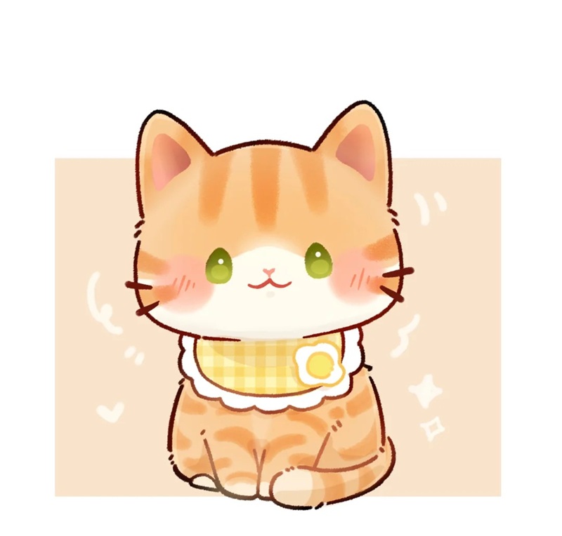 hình ảnh mèo cute chibi